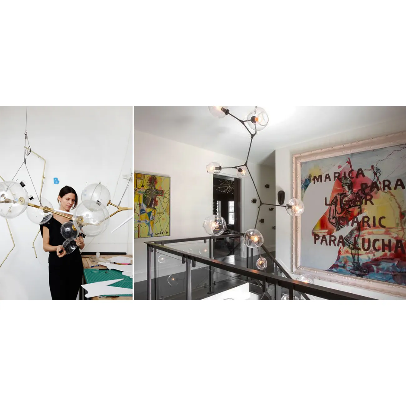 Люстра Адель Branching Bubble Chandelier от ImperiumLoft