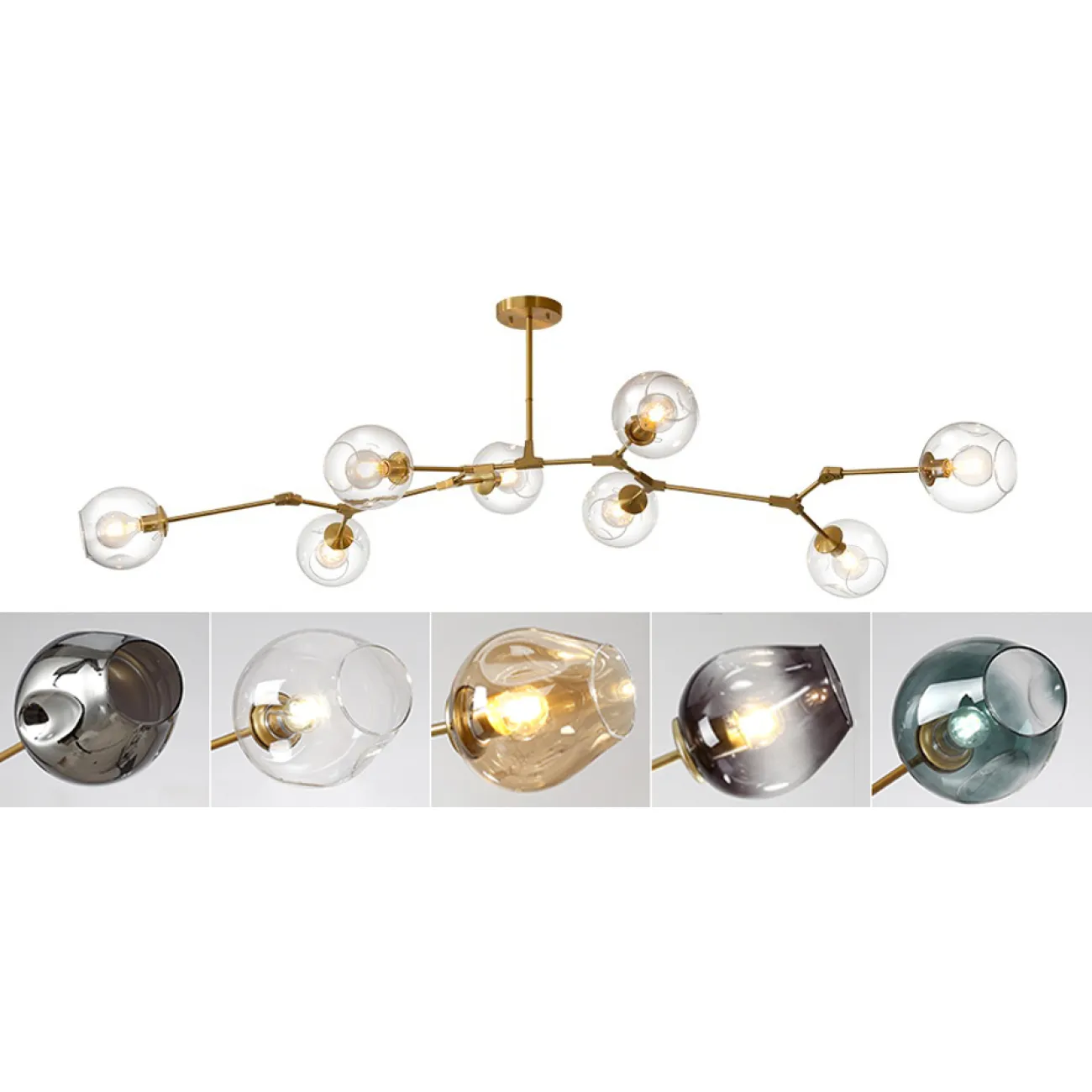Люстра Адель Branching Bubble Chandelier от ImperiumLoft