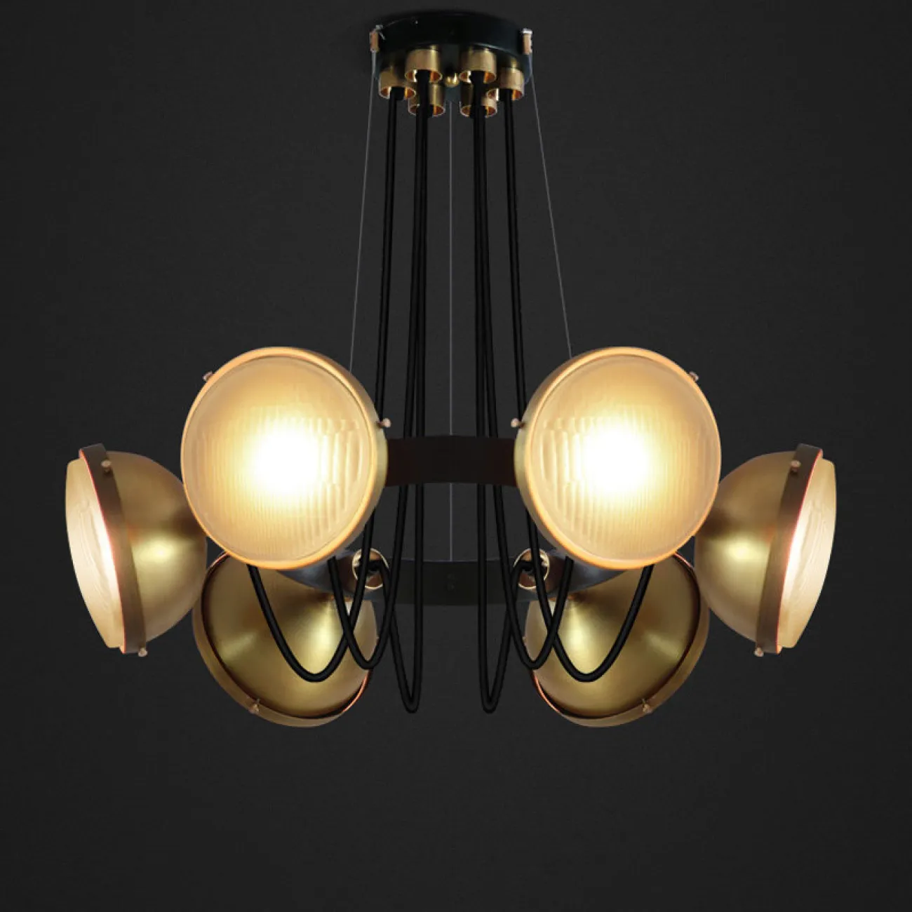 Потолочная люстра PHAROS L6 от ImperiumLoft Потолочная люстра PHAROS L6 от ImperiumLoft