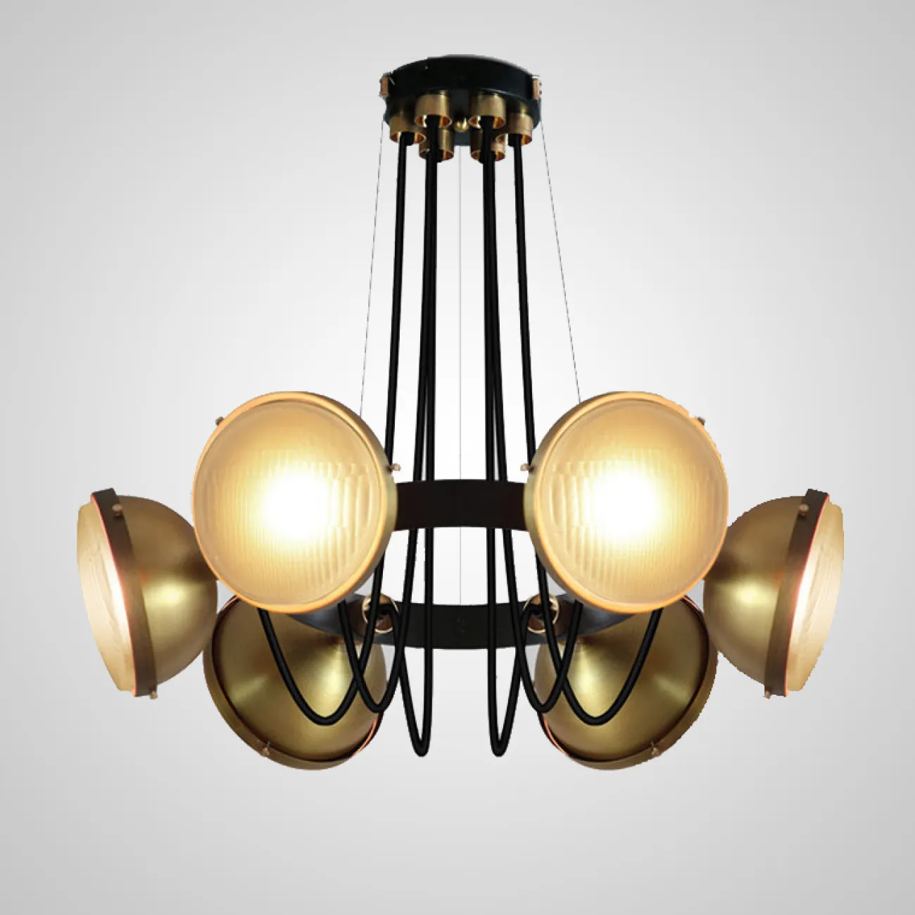 Потолочная люстра PHAROS L8 от ImperiumLoft Потолочная люстра PHAROS L8 от ImperiumLoft