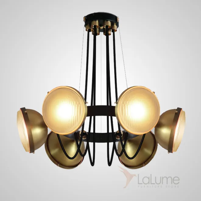 Потолочная люстра PHAROS L6 от ImperiumLoft Потолочная люстра PHAROS L6 от ImperiumLoft