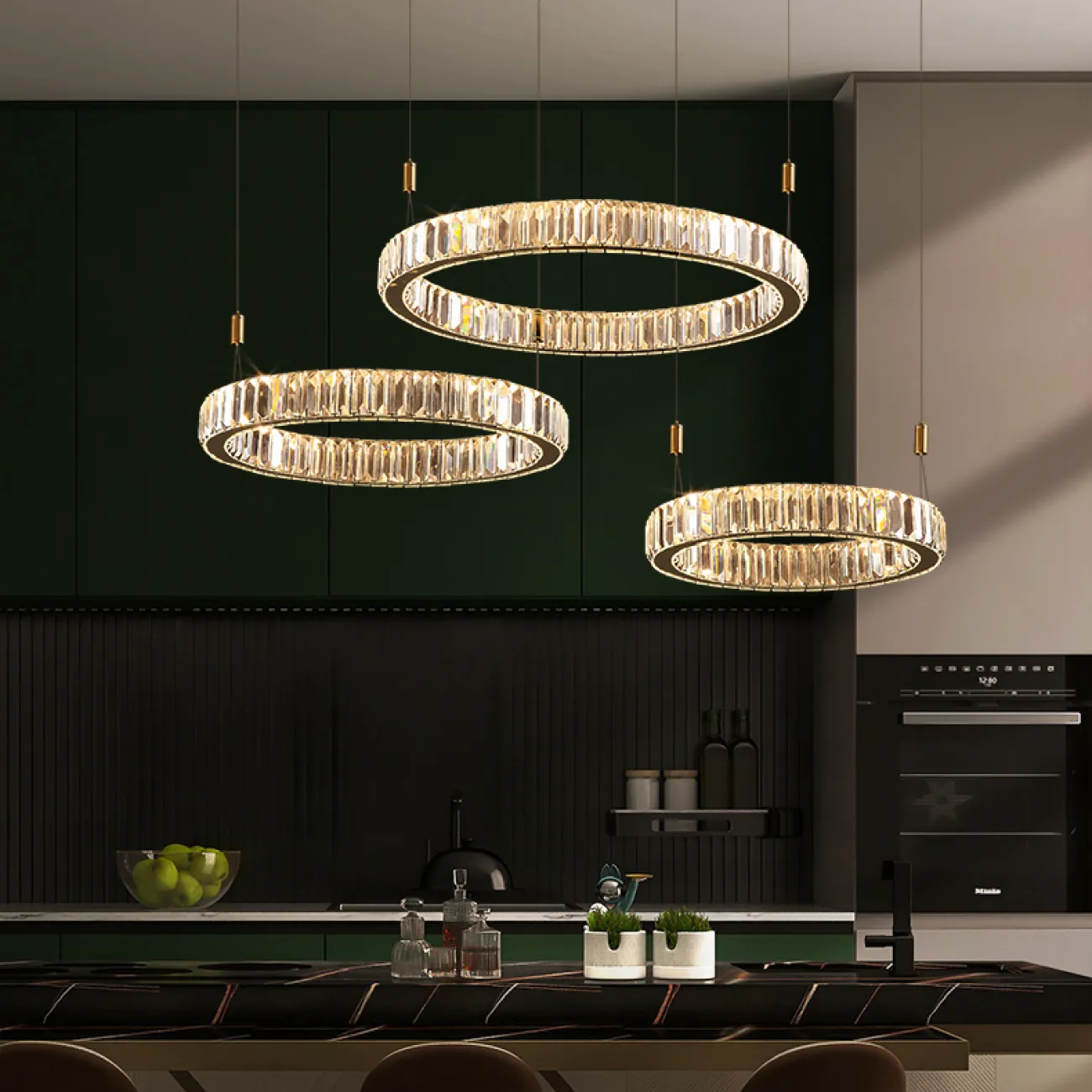 Подвесная люстра BERTOLDA L D40+60 от ImperiumLoft