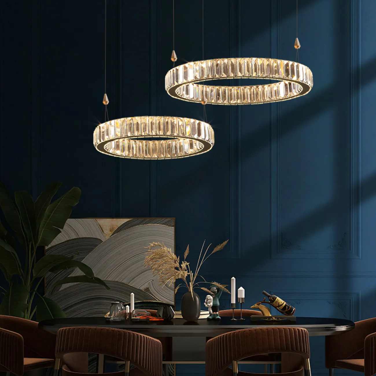 Подвесная люстра BERTOLDA L D40+60 от ImperiumLoft