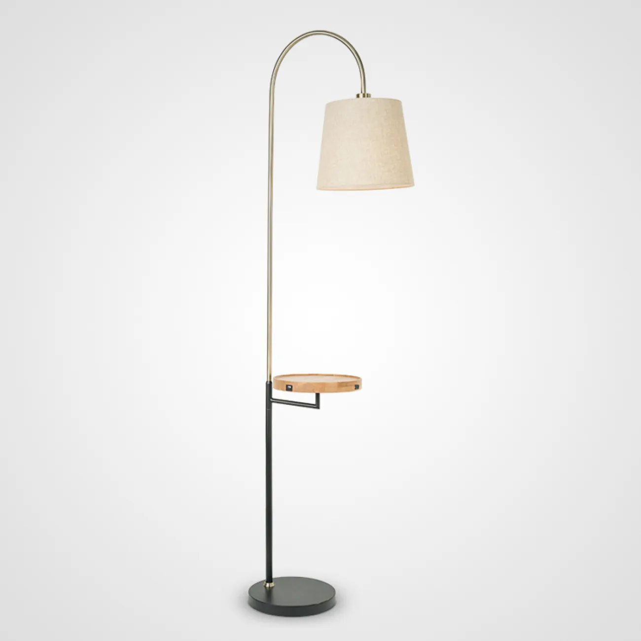 Торшер Jeff Floor Lamp in Antique Brass от ImperiumLoft