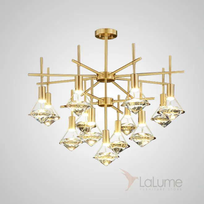 Потолочная люстра GLASGOW CH L13 от ImperiumLoft