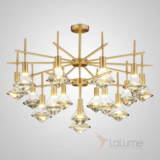 Потолочная люстра GLASGOW CH L16 от ImperiumLoft