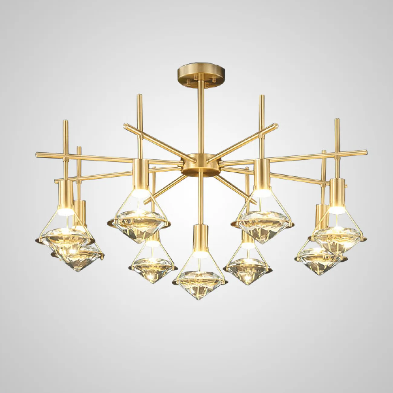 Потолочная люстра GLASGOW CH L13 от ImperiumLoft