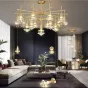 Потолочная люстра GLASGOW CH L13 от ImperiumLoft