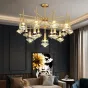 Потолочная люстра GLASGOW CH L13 от ImperiumLoft