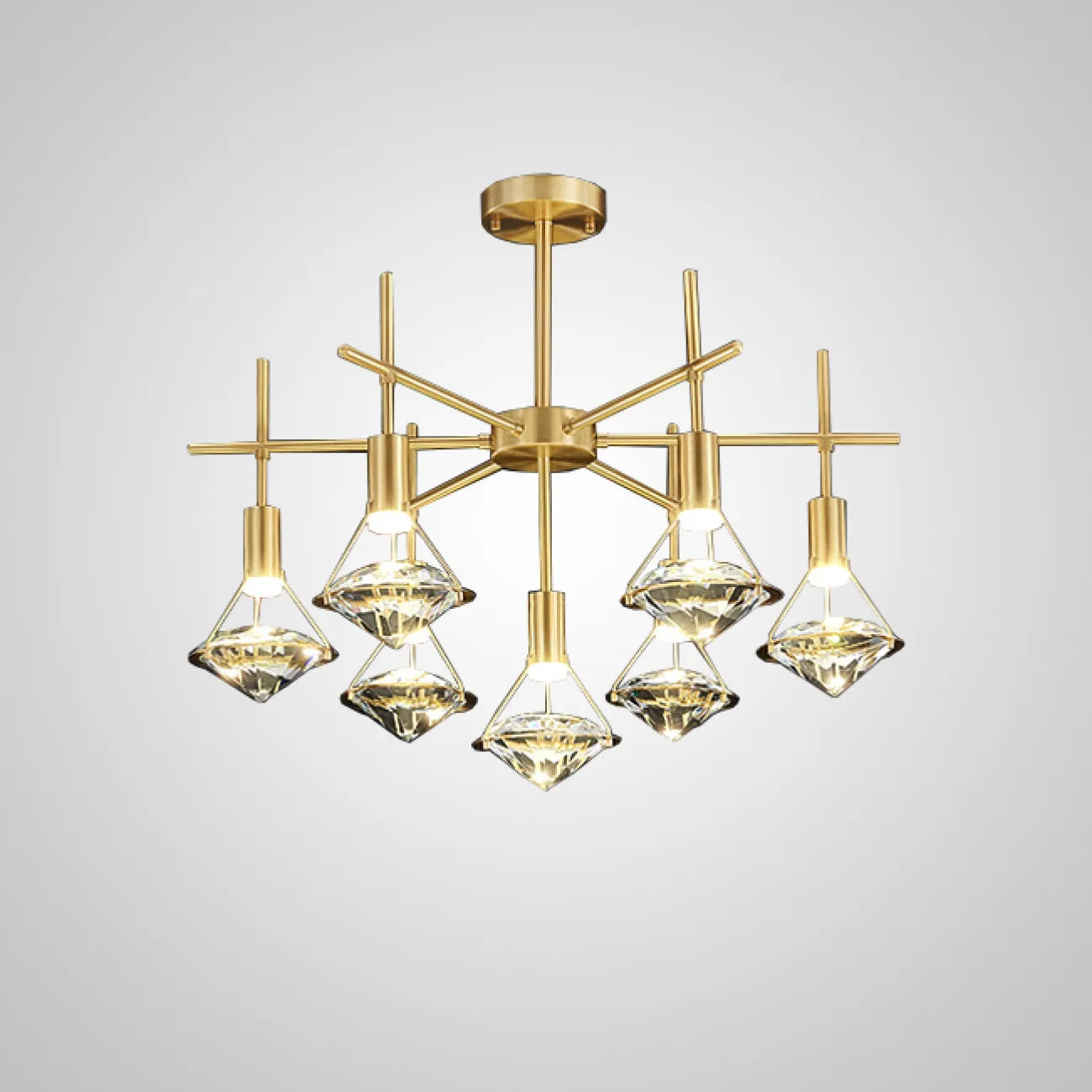 Потолочная люстра GLASGOW CH L13 от ImperiumLoft