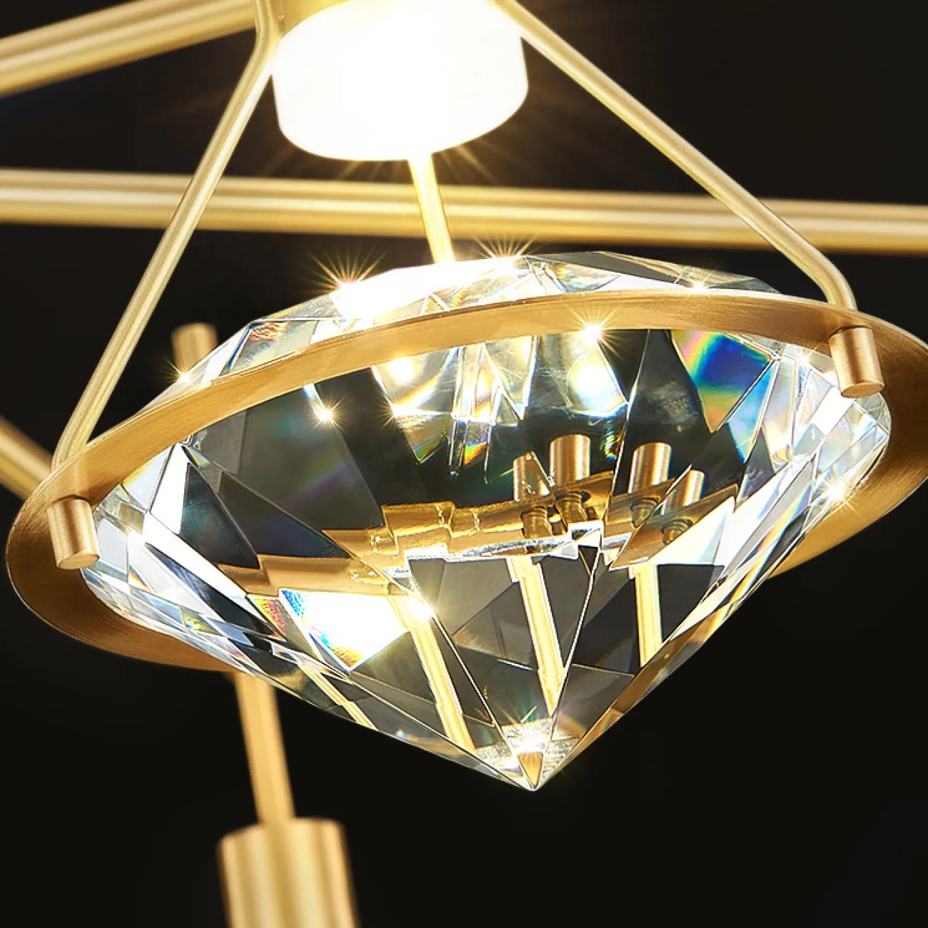 Потолочная люстра GLASGOW CH L13 от ImperiumLoft