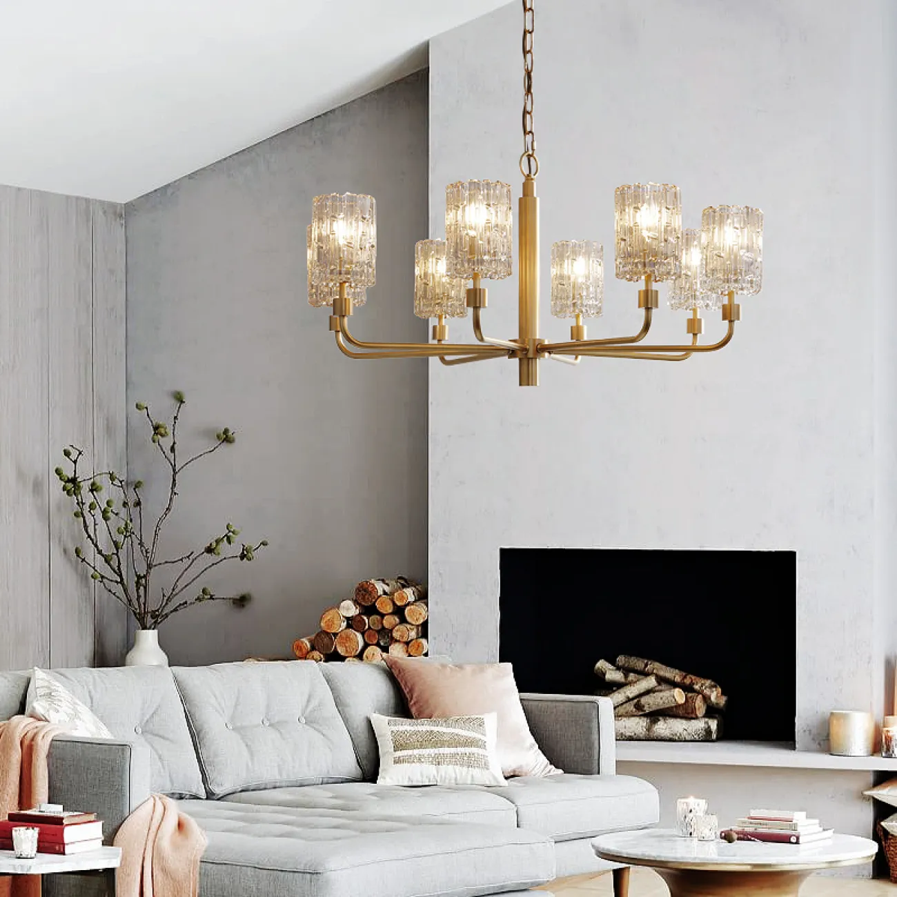 Подвесная люстра ALBERTA 8 от ImperiumLoft