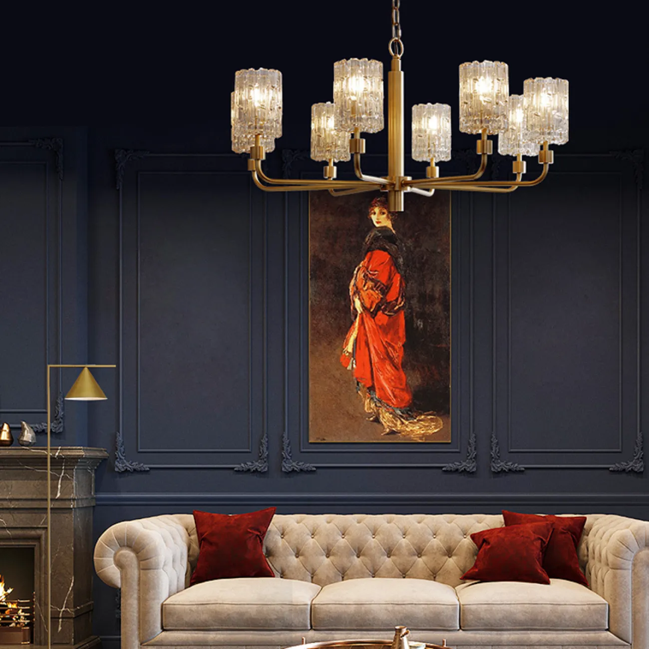 Подвесная люстра ALBERTA 8 от ImperiumLoft