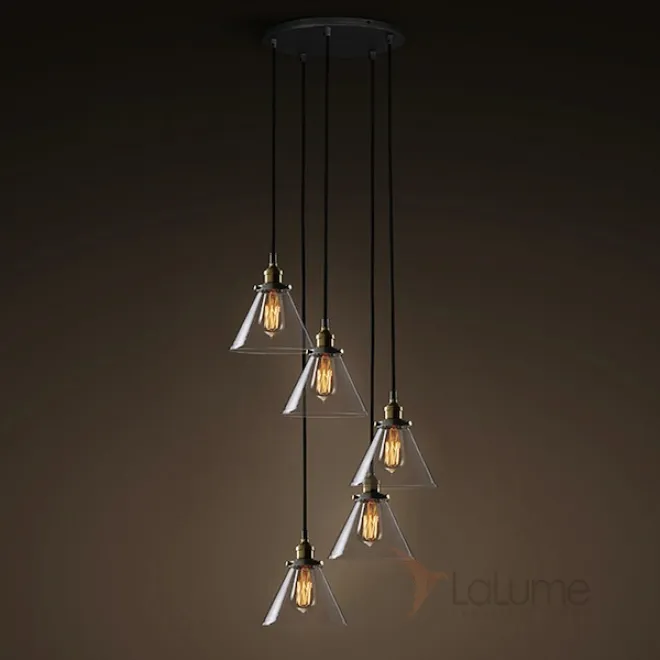 Подвесной светильник Loft Clear Glass Wide Cloche 5 от LaLume