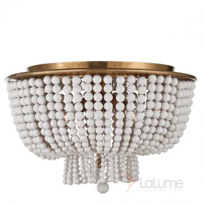 Люстра JACQUELINE WHITE FLUSH-MOUNT от LaLume