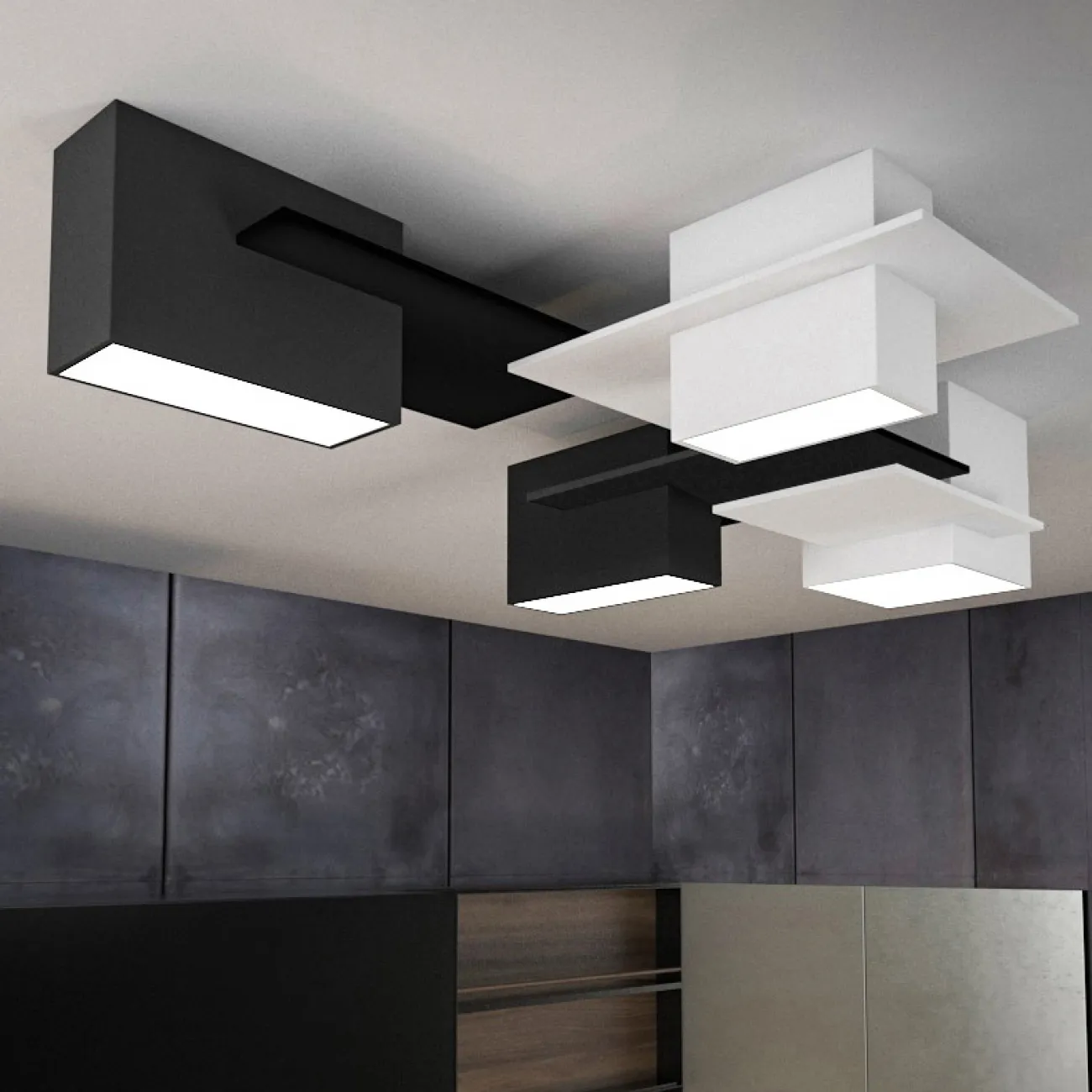Потолочная люстра QUARTER L88, W81 от ImperiumLoft