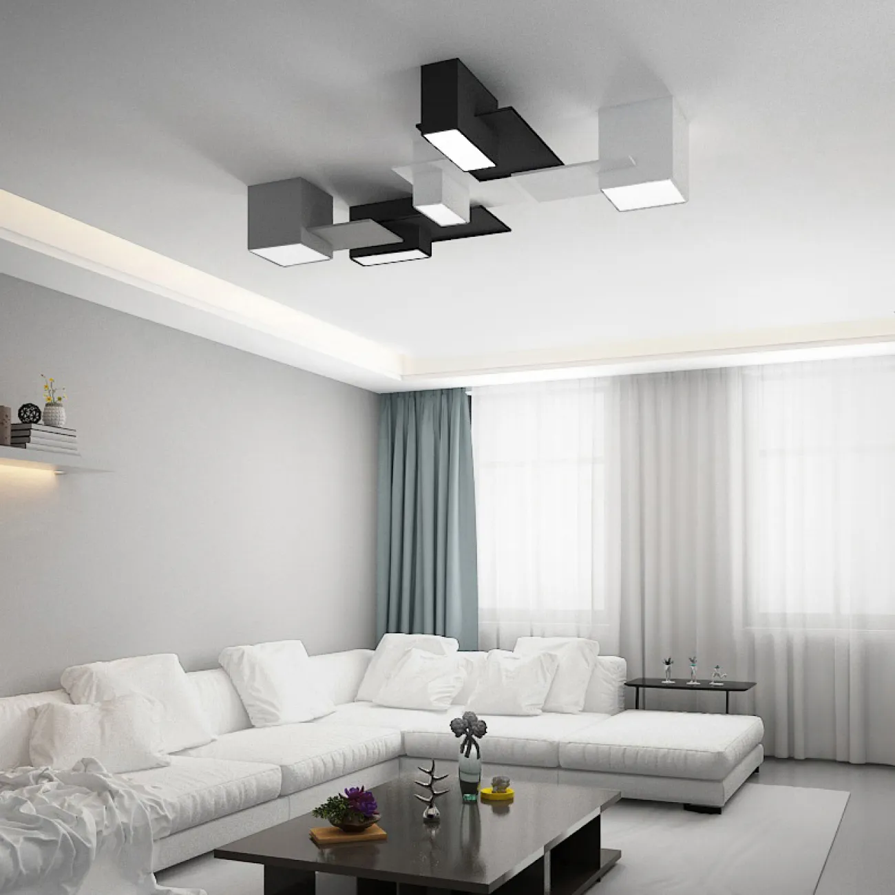 Потолочная люстра QUARTER L88, W81 от ImperiumLoft