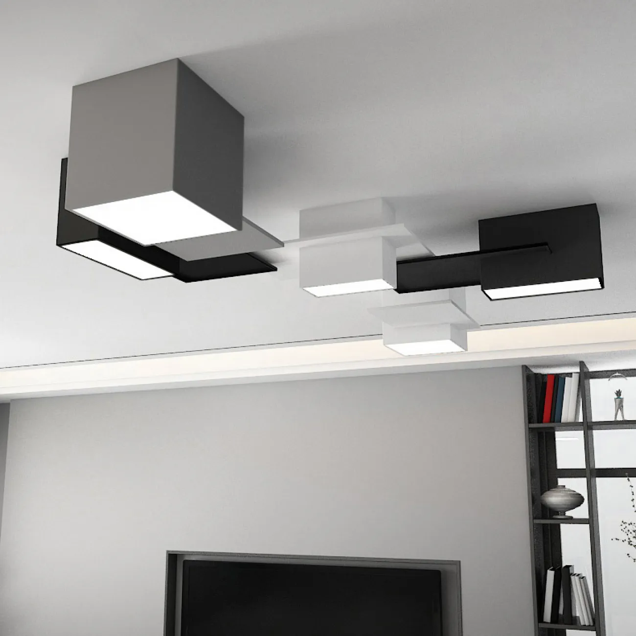 Потолочная люстра QUARTER L88, W81 от ImperiumLoft