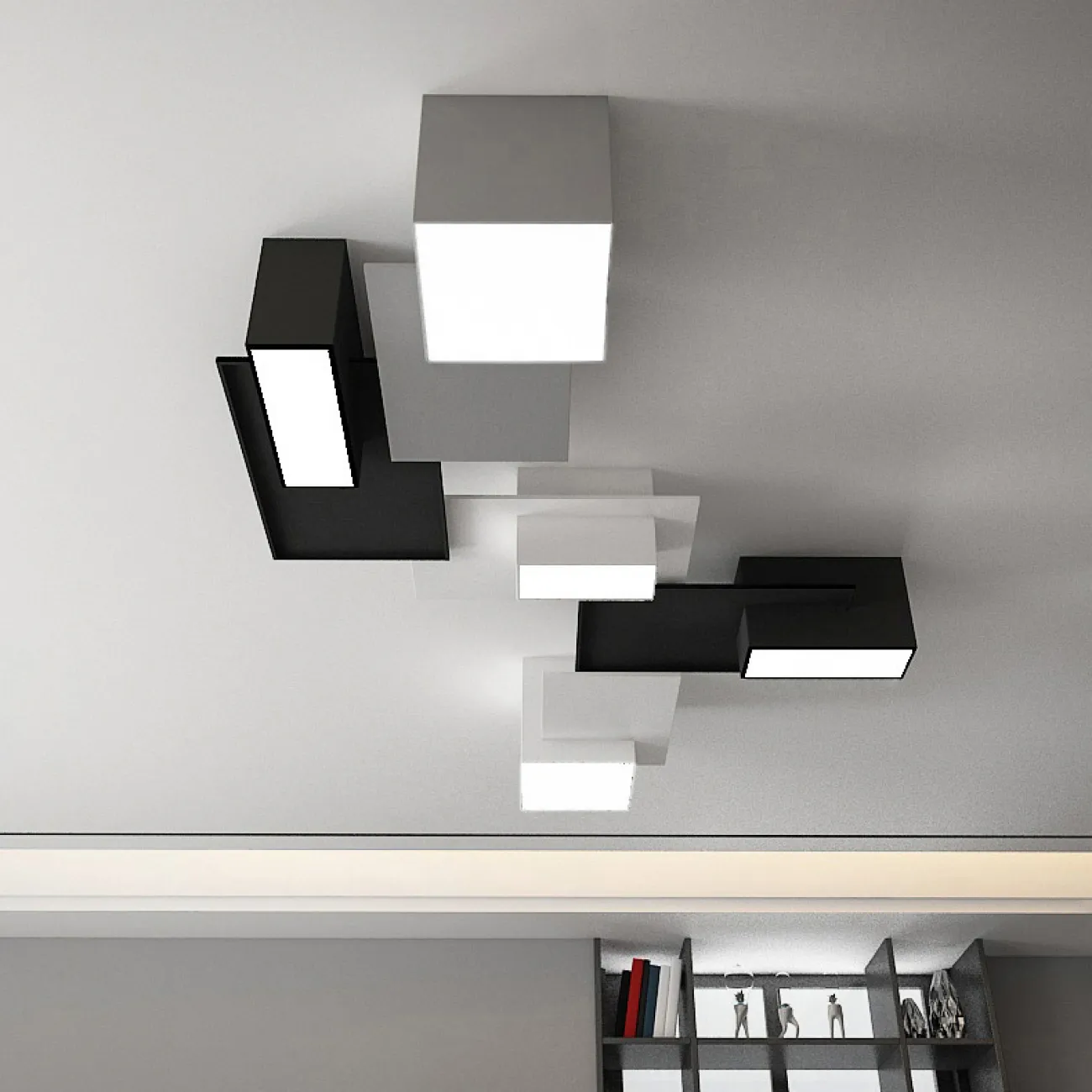 Потолочная люстра QUARTER L88, W81 от ImperiumLoft