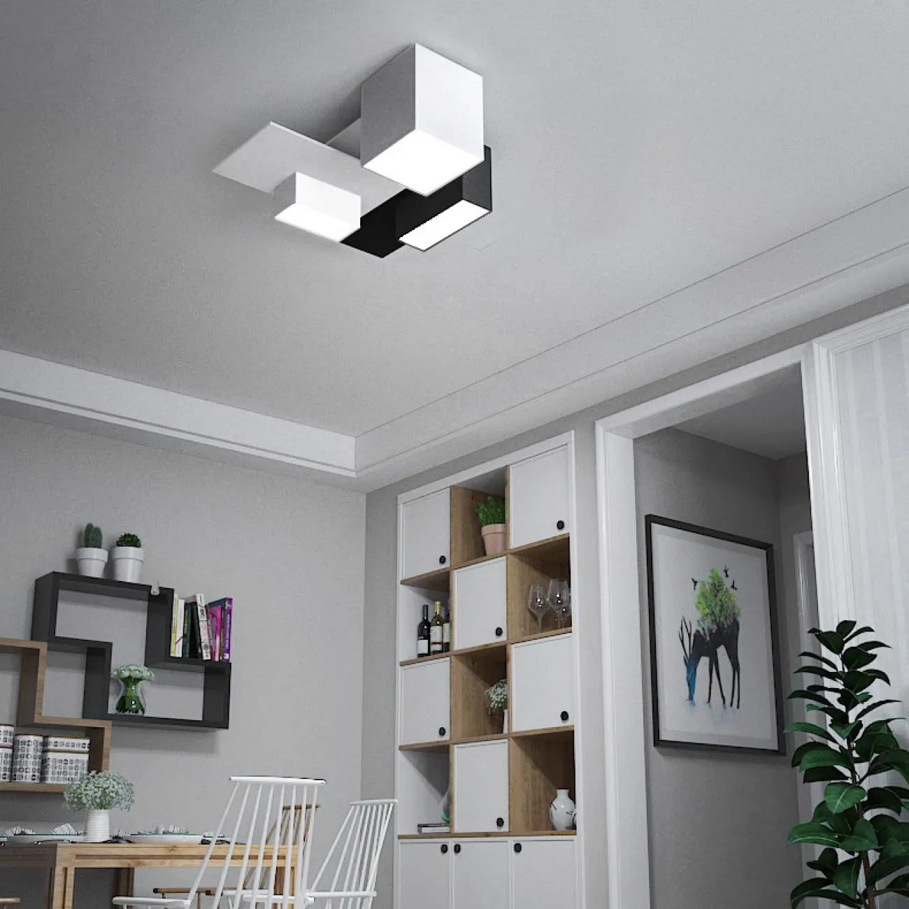 Потолочная люстра QUARTER L88, W81 от ImperiumLoft