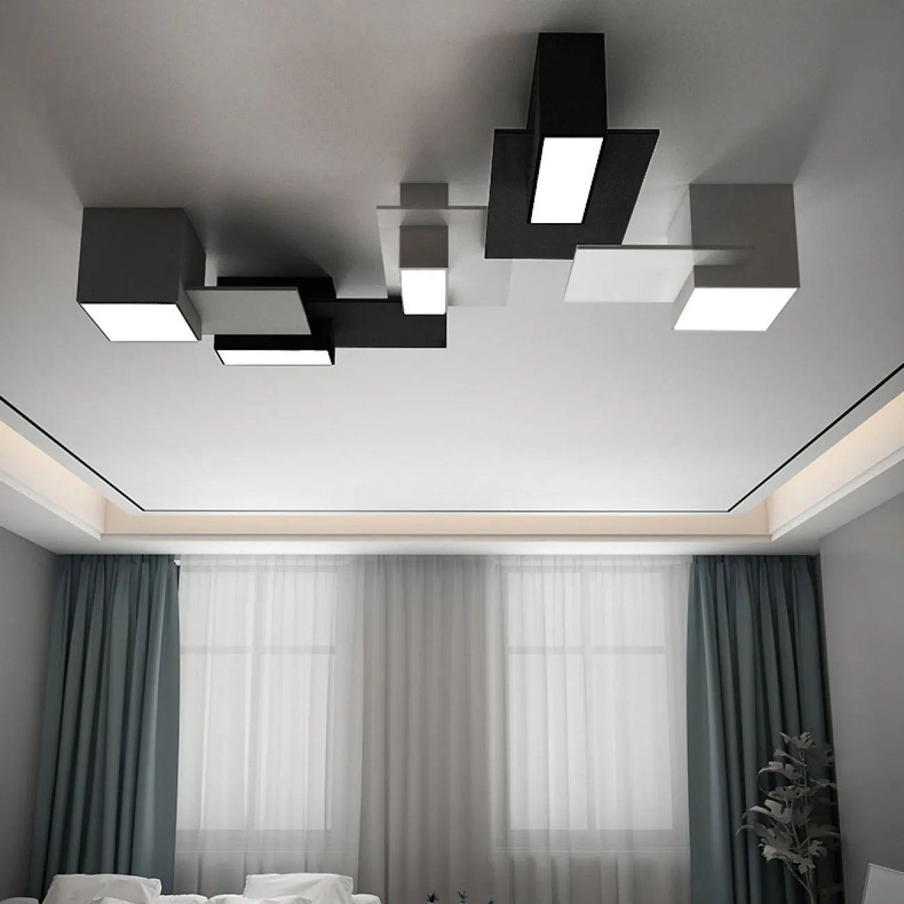 Потолочная люстра QUARTER L88, W81 от ImperiumLoft