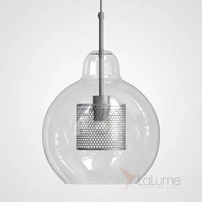 Подвесной светильник CATCH F pear silver D30