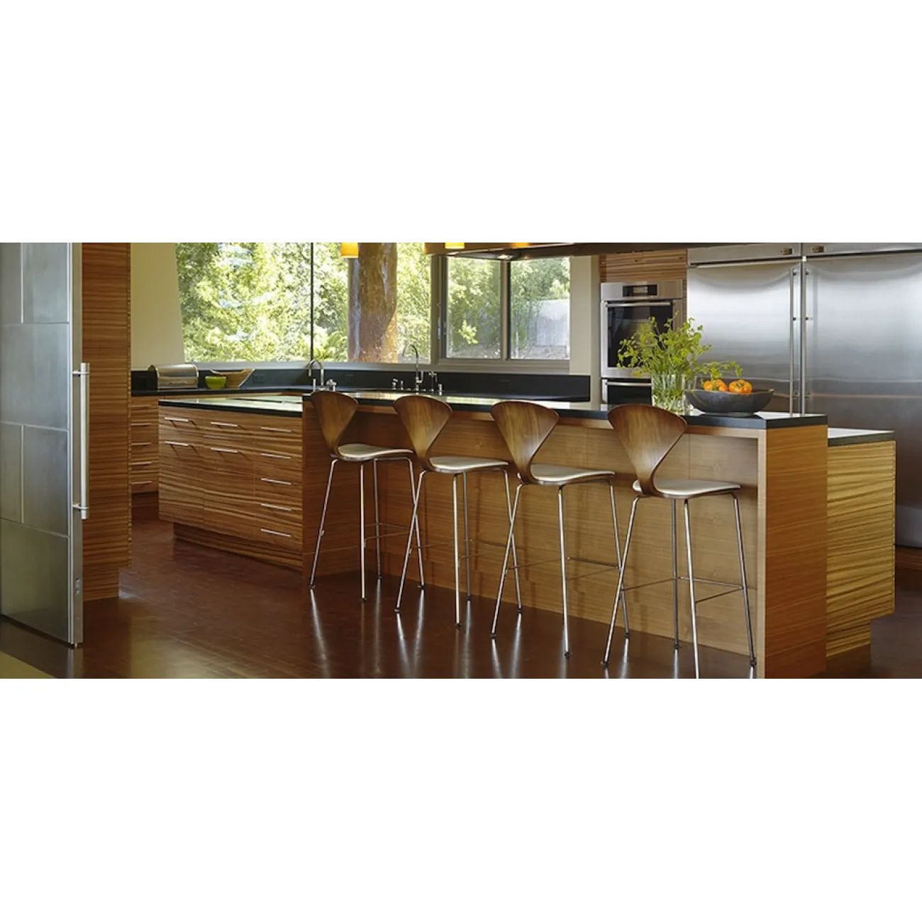 Барный стул Cherner designed by Norman Cherner		 in 1958 от LaLume