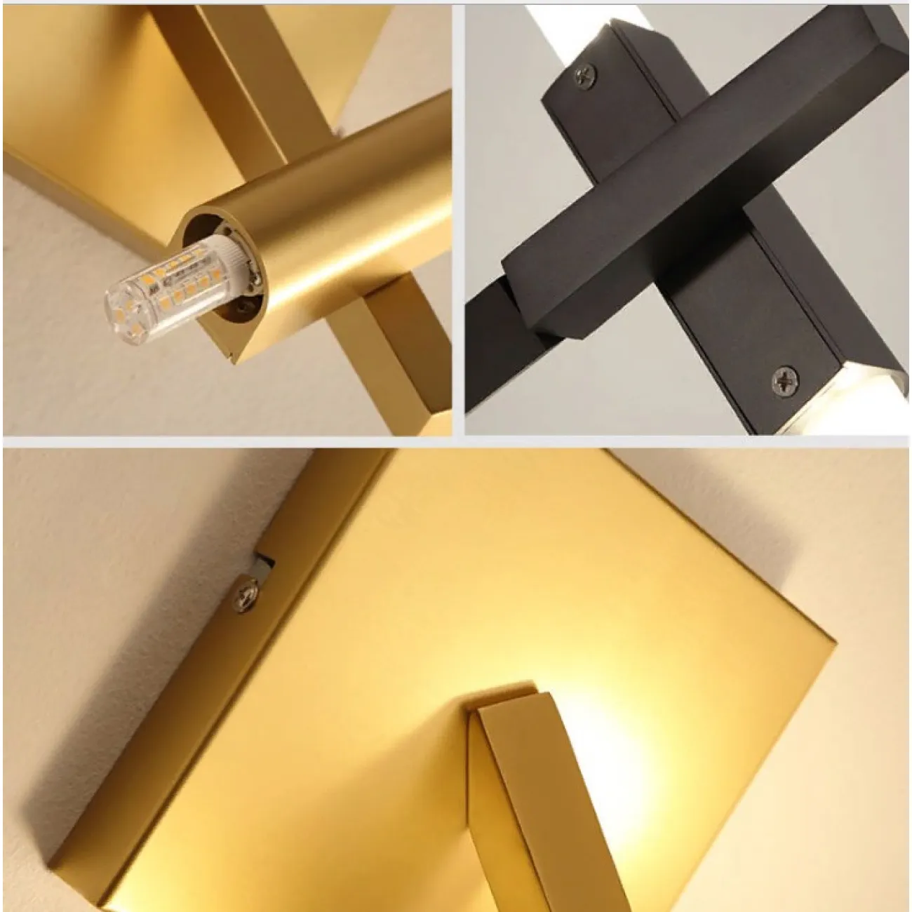 Настенный светильник Агнес Sconce 4 Черный от ImperiumLoft