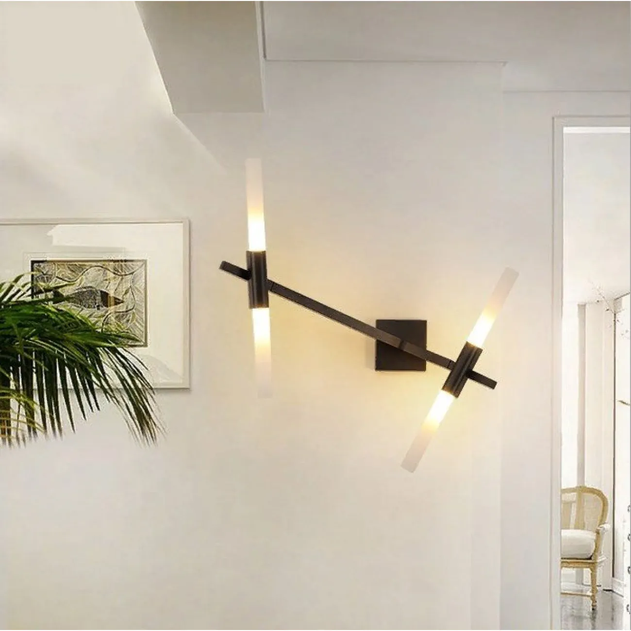Настенный светильник Агнес Sconce 4 Черный от ImperiumLoft