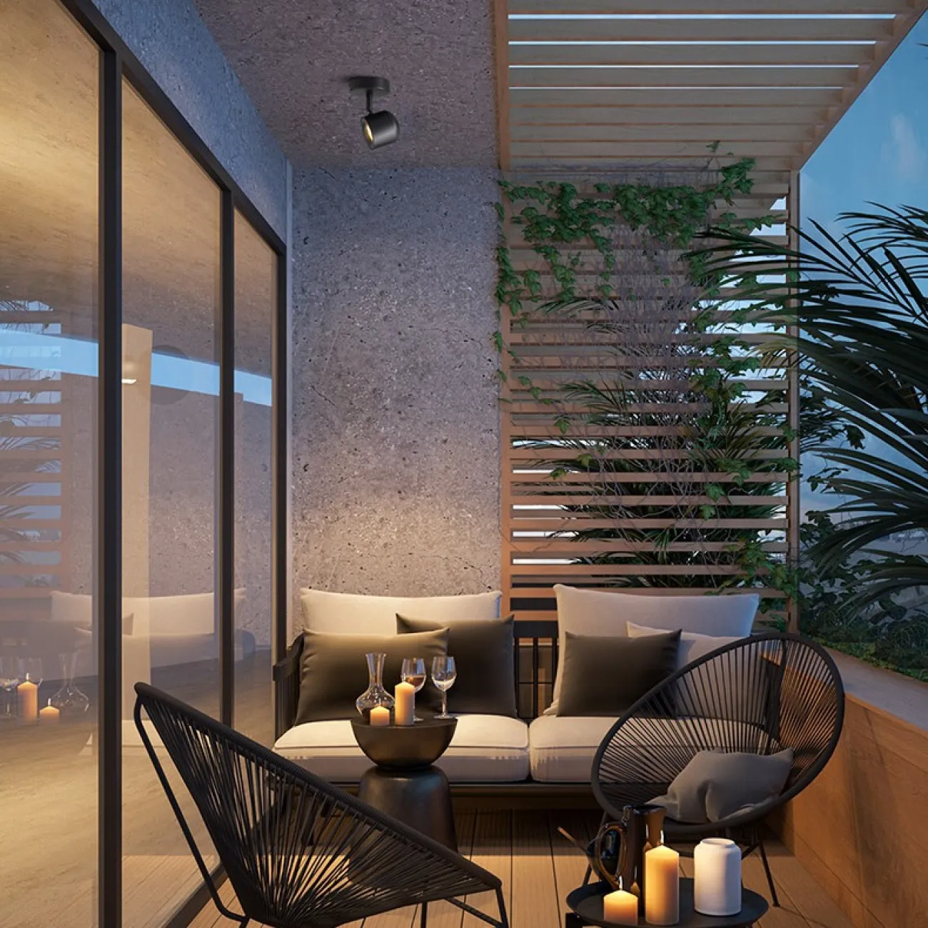 Настенный светильник TINY WALL L1 White от ImperiumLoft