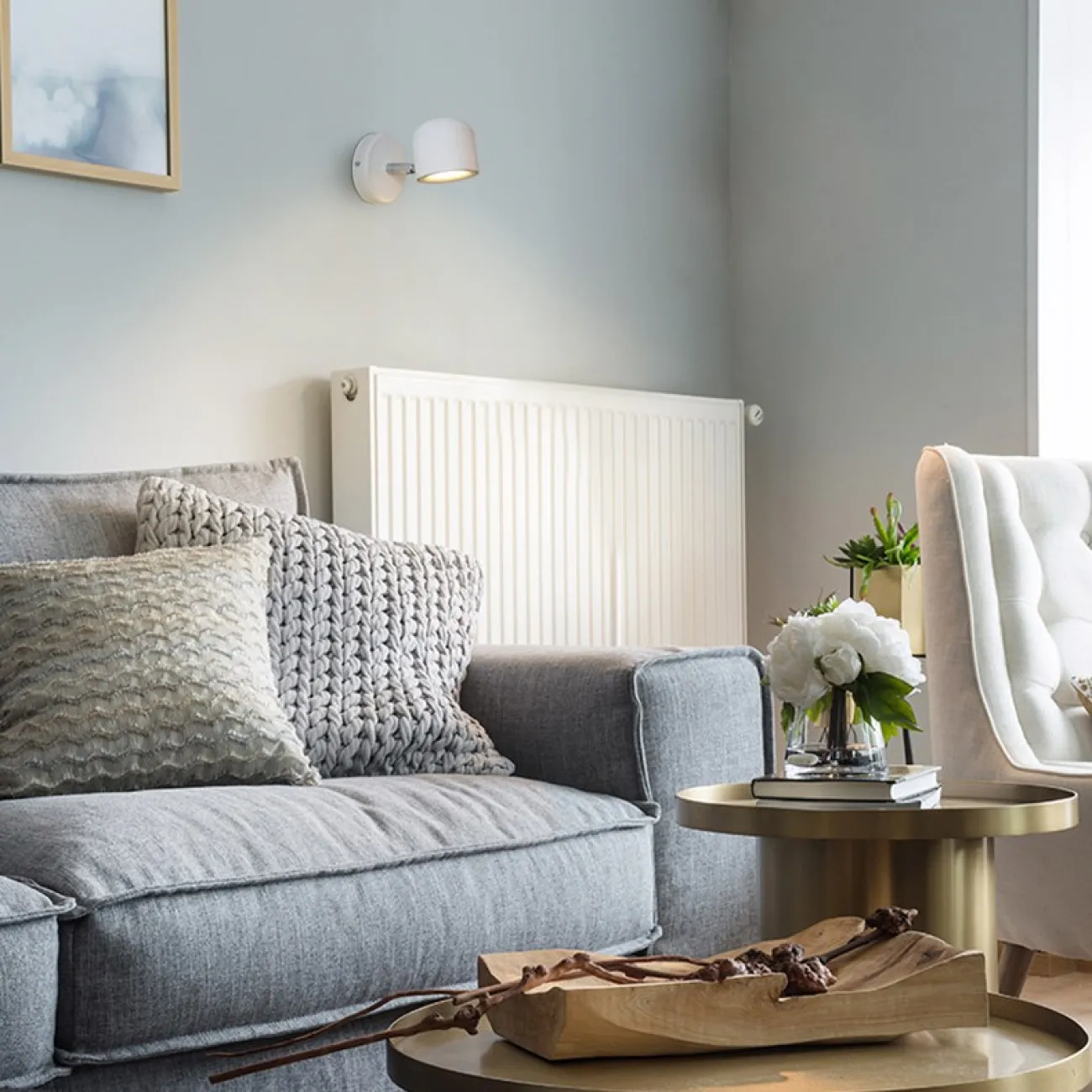 Настенный светильник TINY WALL L1 White от ImperiumLoft