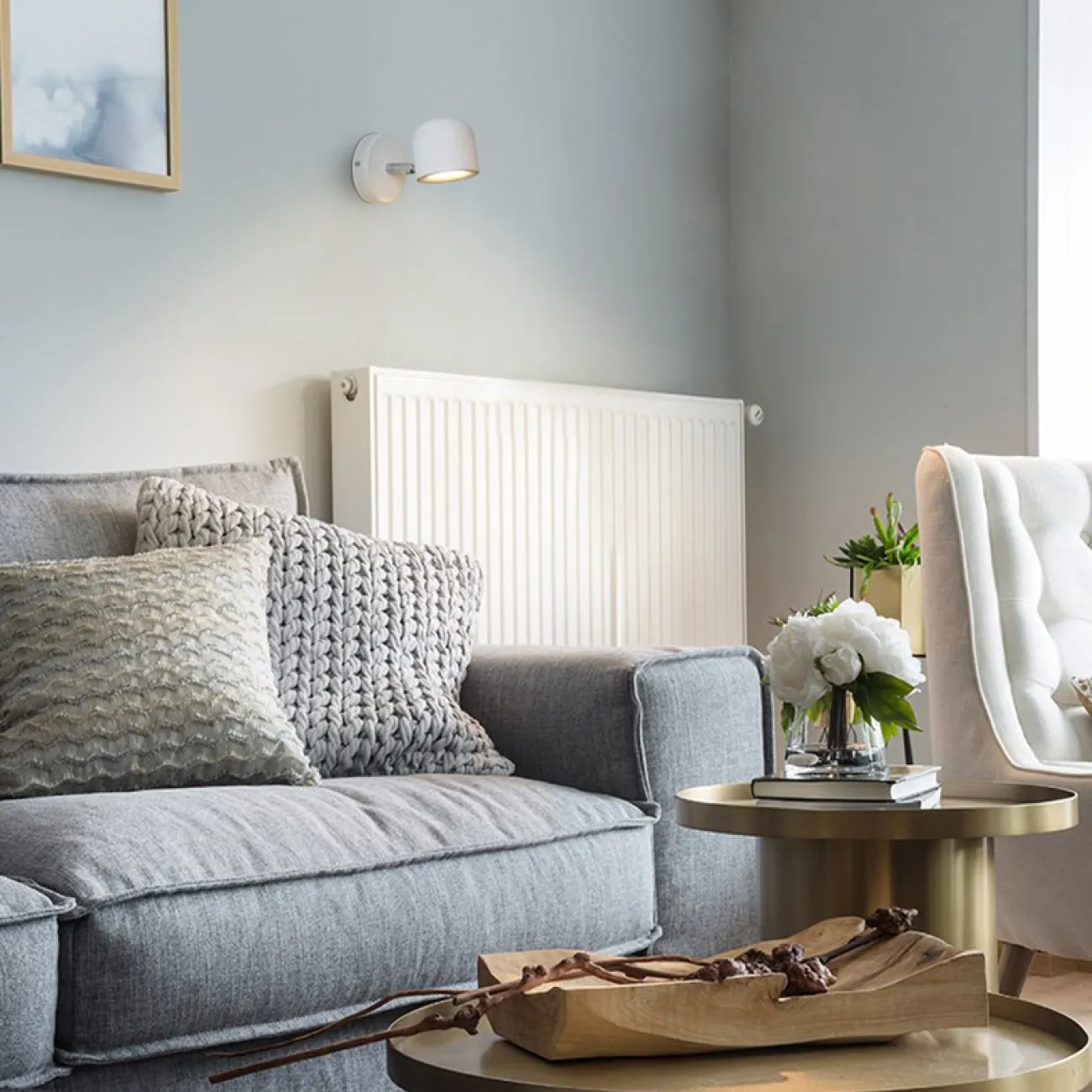 Настенный светильник TINY WALL L1 White от ImperiumLoft