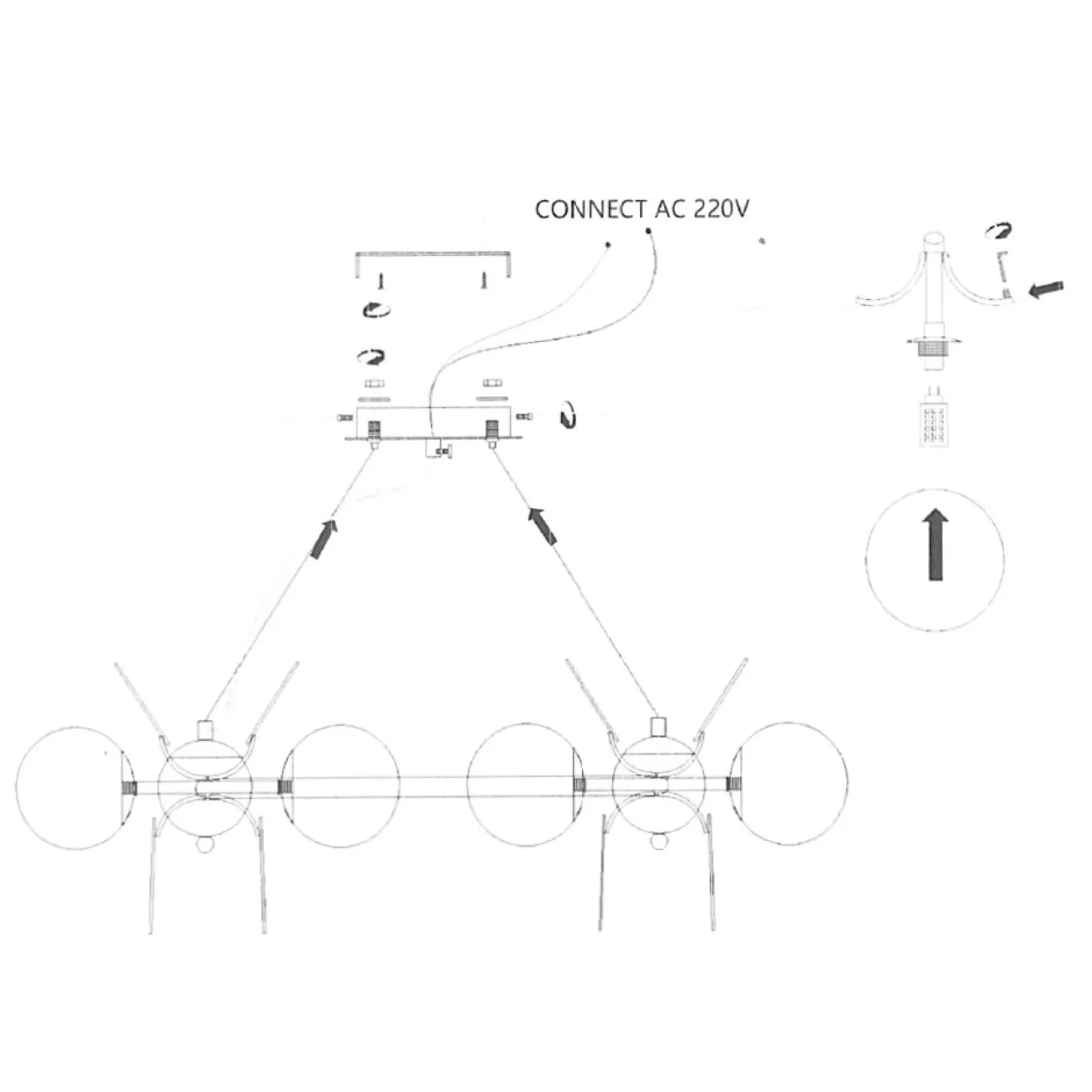 Кольцевая люстра MATISSE R D130 от ImperiumLoft Кольцевая люстра MATISSE R D130 от ImperiumLoft