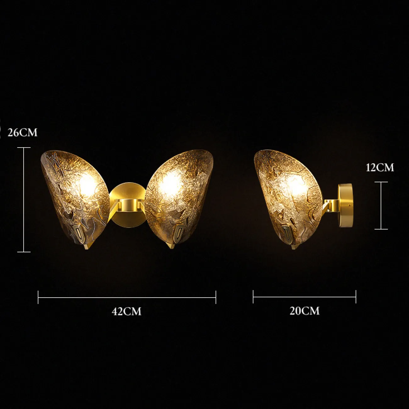 Настенный светильник RIFFLE WALL L2 от ImperiumLoft