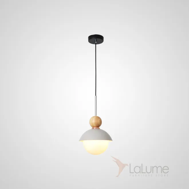 Подвесной светильник POMPON WOOD Серый от ImperiumLoft