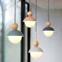 Подвесной светильник POMPON WOOD Синий от ImperiumLoft