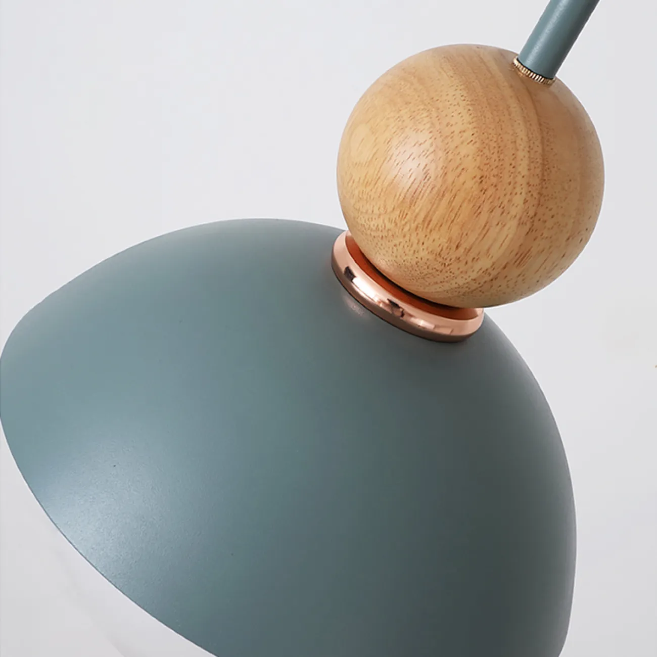 Подвесной светильник POMPON WOOD Синий от ImperiumLoft
