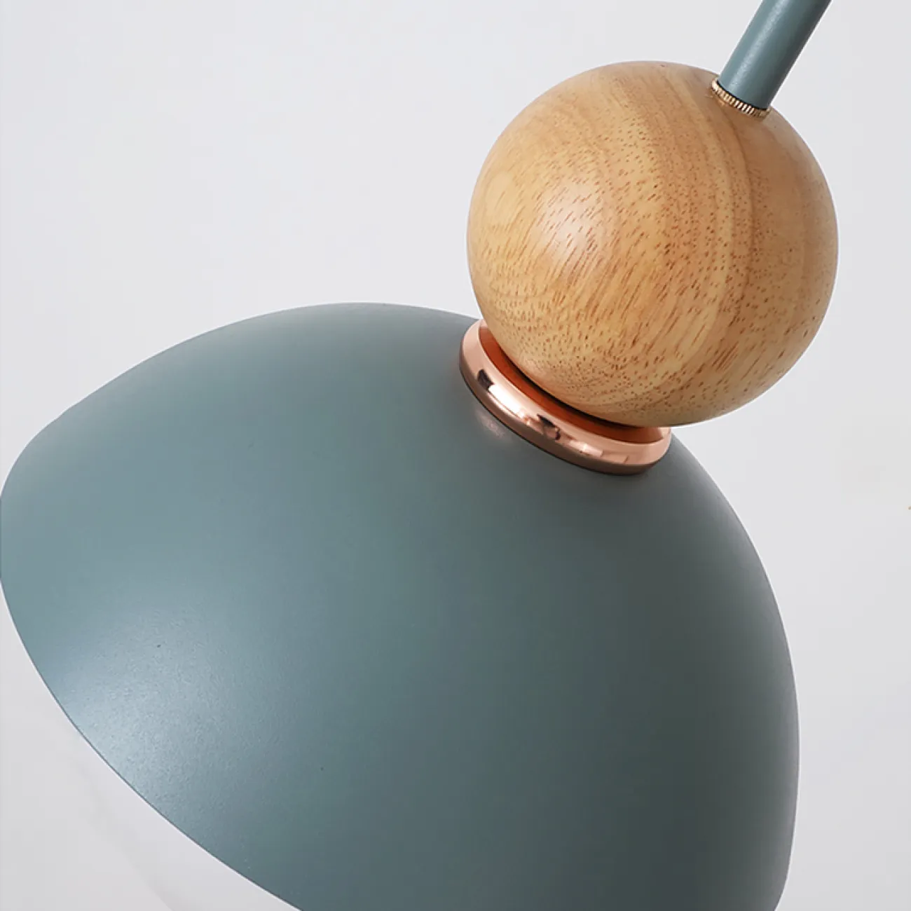 Подвесной светильник POMPON WOOD Розовый от ImperiumLoft