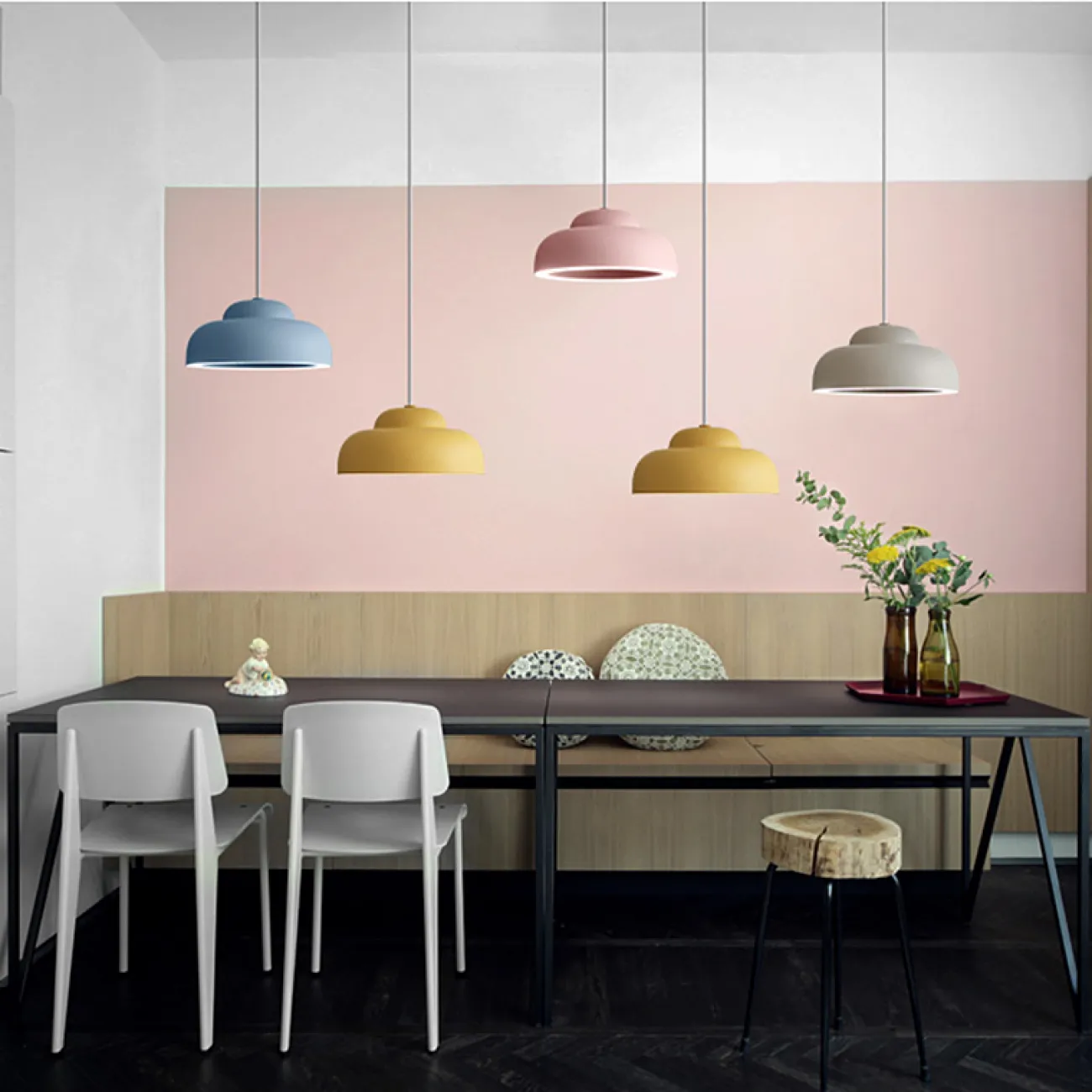Подвесной светильник CONTOUR B D25 Pink от ImperiumLoft