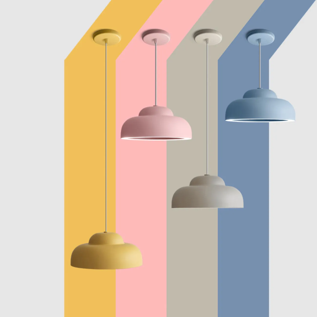 Подвесной светильник CONTOUR B D25 Pink от ImperiumLoft