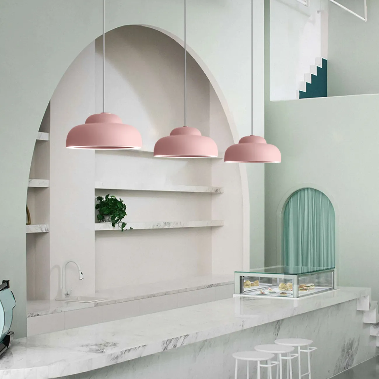 Подвесной светильник CONTOUR B D25 Pink от ImperiumLoft