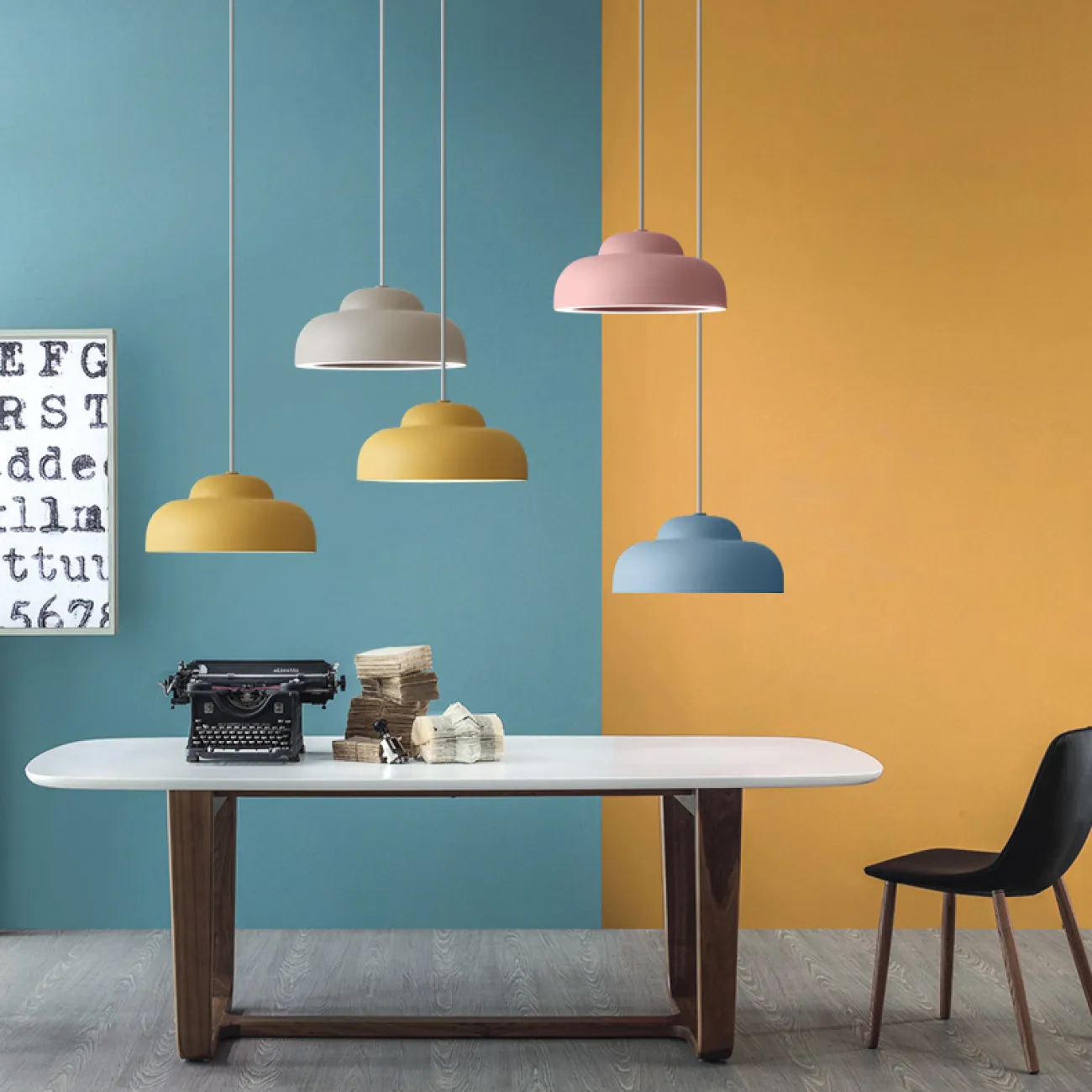 Подвесной светильник CONTOUR B D25 Pink от ImperiumLoft