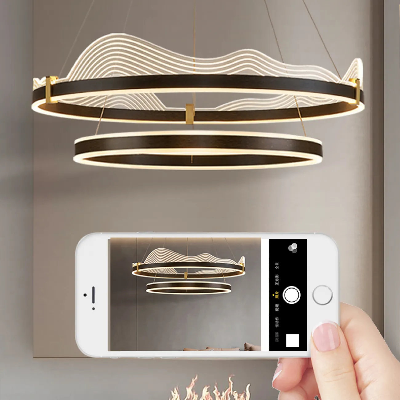 Подвесная люстра DIGNITY D60 Brass от ImperiumLoft