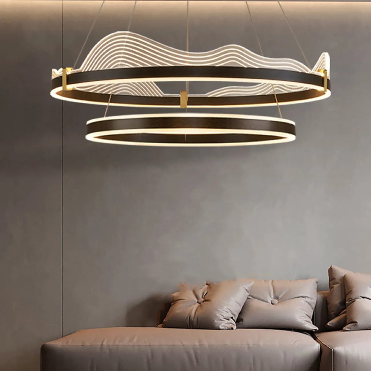 Подвесная люстра DIGNITY D80 Brass от ImperiumLoft