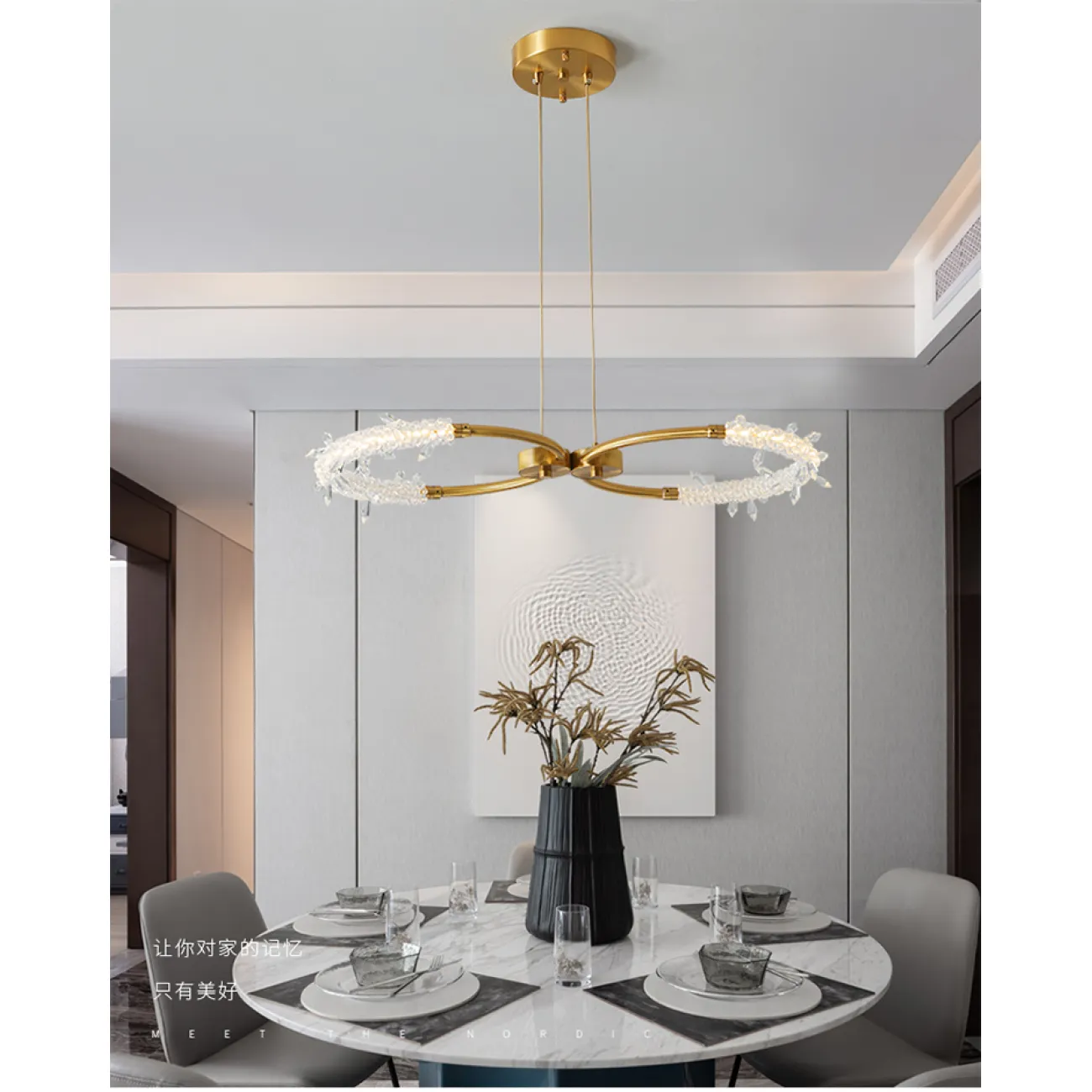 Подвесной светильник ACOSTA brass D 56 от ImperiumLoft