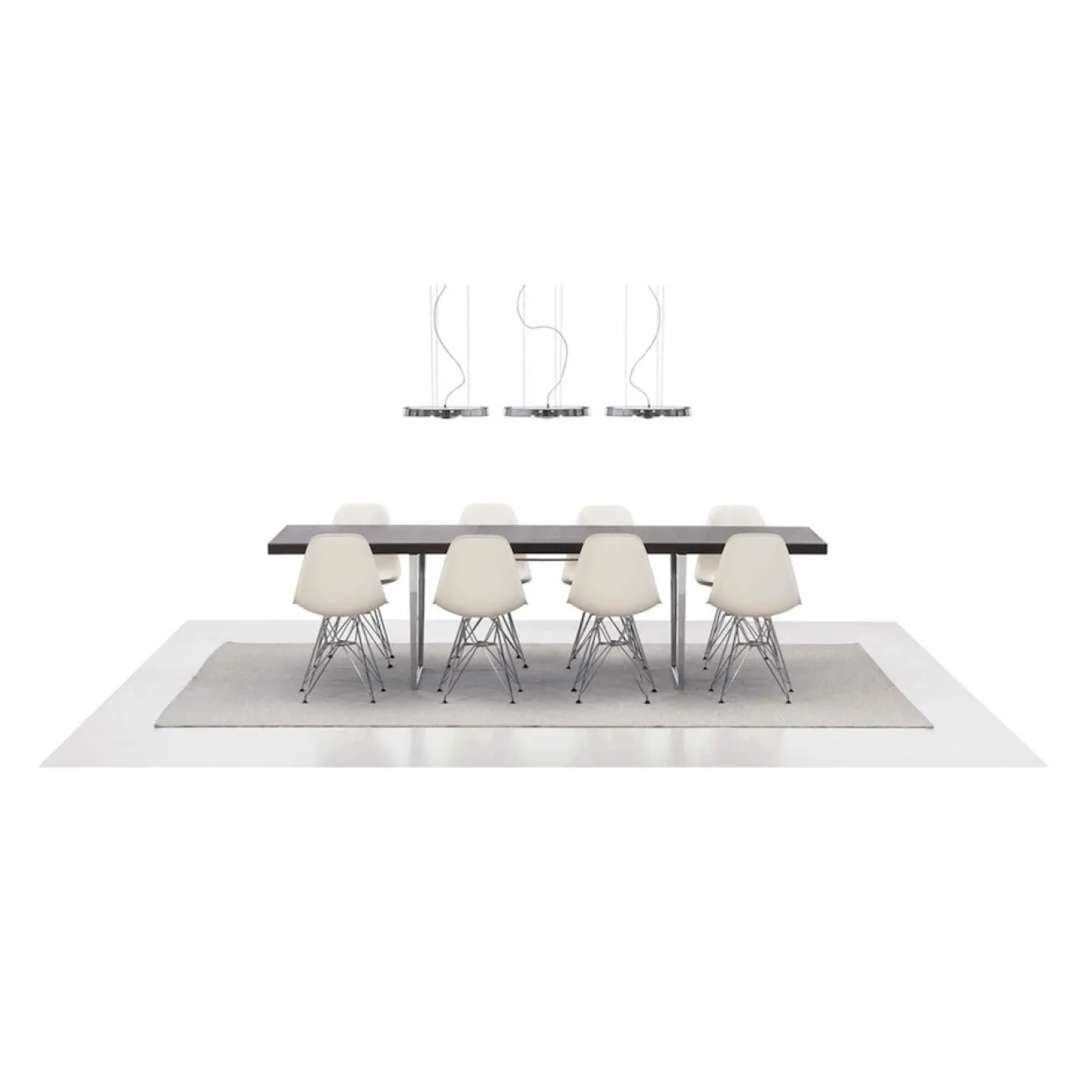 Стул Eames DSR Красный designed by Charles and Ray Eames		 in 1948 от LaLume