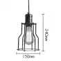 Потолочный светильник Loft Industrial Cage Filament Pendant от LaLume