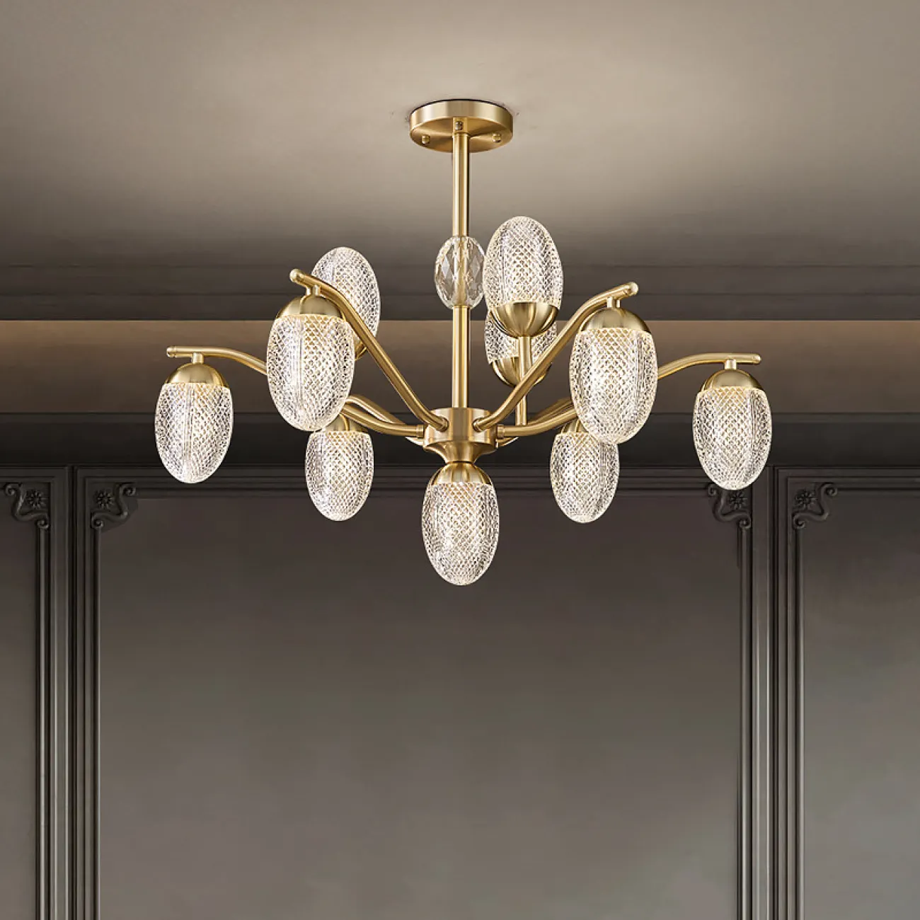 Потолочная люстра ENTERPRISE CH L13 от ImperiumLoft Потолочная люстра ENTERPRISE CH L13 от ImperiumLoft