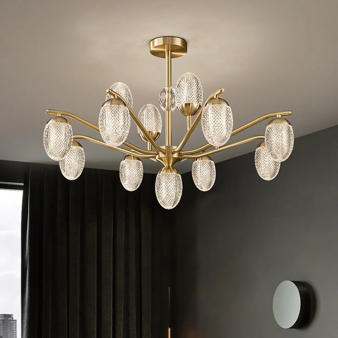 Потолочная люстра ENTERPRISE CH L13 от ImperiumLoft Потолочная люстра ENTERPRISE CH L13 от ImperiumLoft