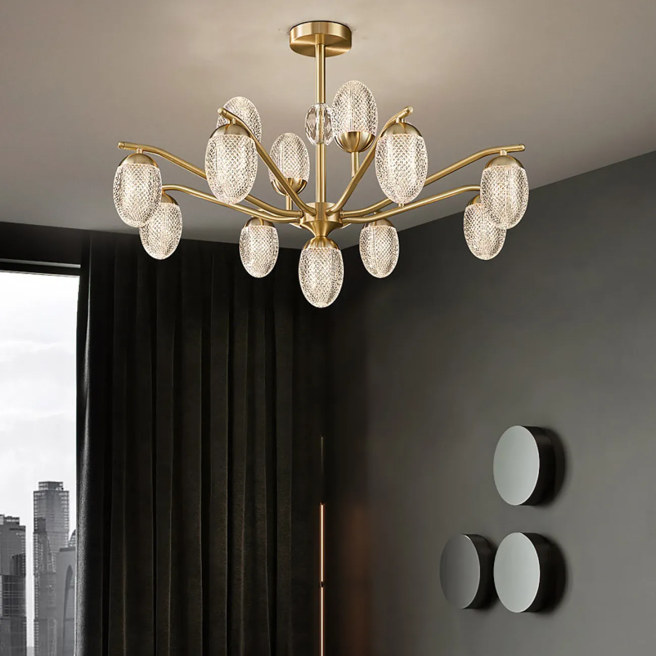 Потолочная люстра ENTERPRISE CH L13 от ImperiumLoft Потолочная люстра ENTERPRISE CH L13 от ImperiumLoft